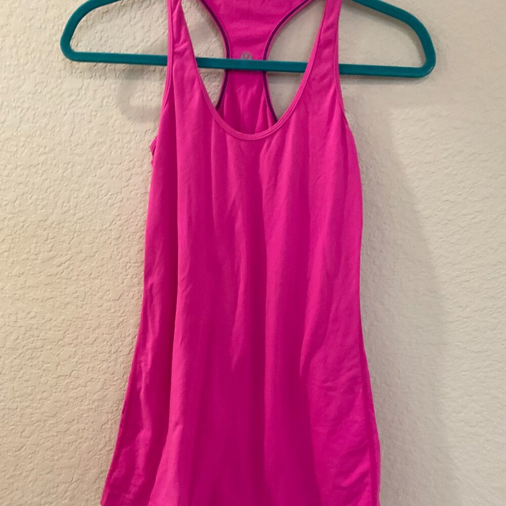Lululemon Cool Racerback II Tank Top in Raspberry - Picture 4 of 7